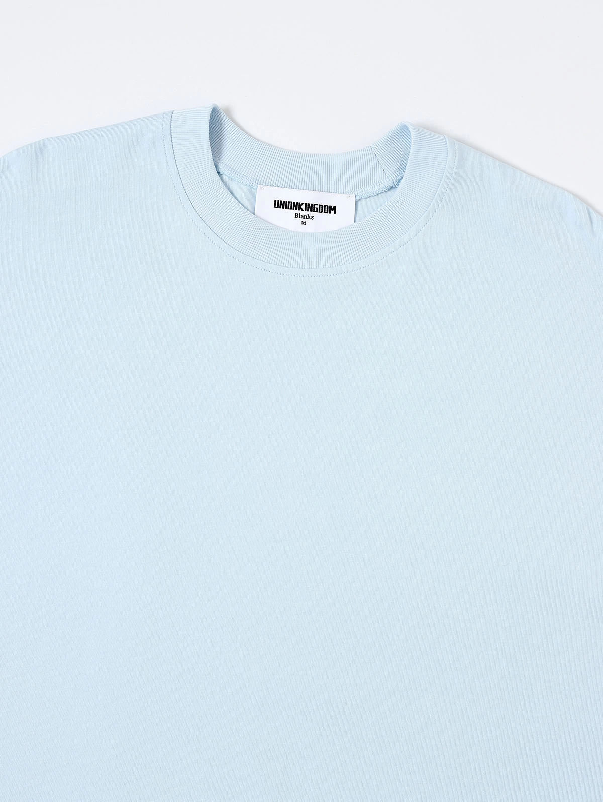 240 GSM BOXY CROPPED FIT 'ICE BLUE' T-SHIRT
