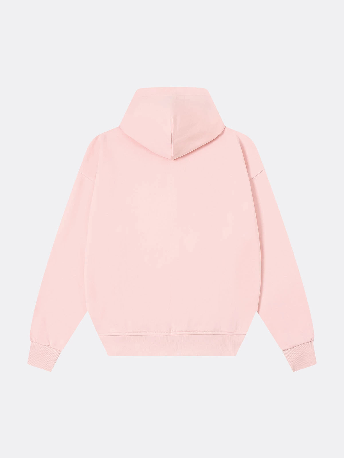 360 GSM 100% COTTON BOXY CROPPED 'PINK' ZIP-UP HOODIE