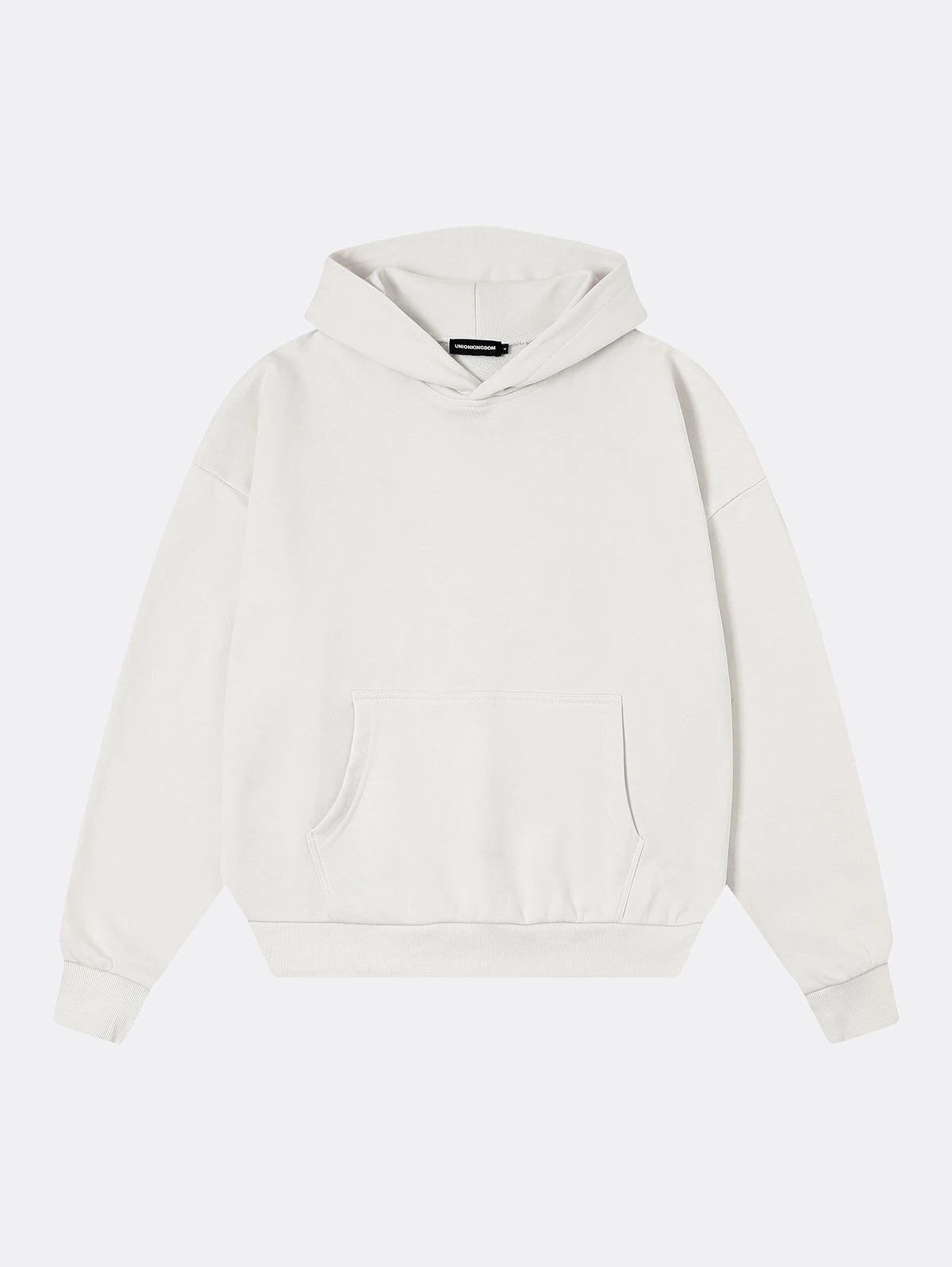 360 GSM 100% COTTON BOXY CROPPED FIT 'OFF WHITE' HOODIE