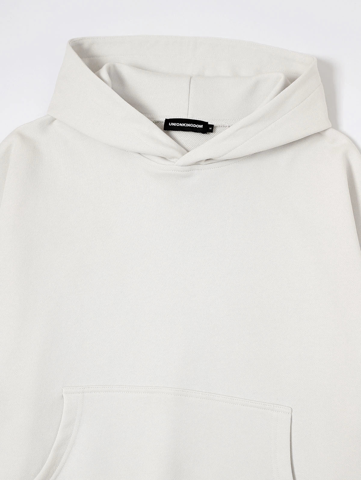 360 GSM 100% COTTON BOXY CROPPED FIT 'OFF WHITE' HOODIE