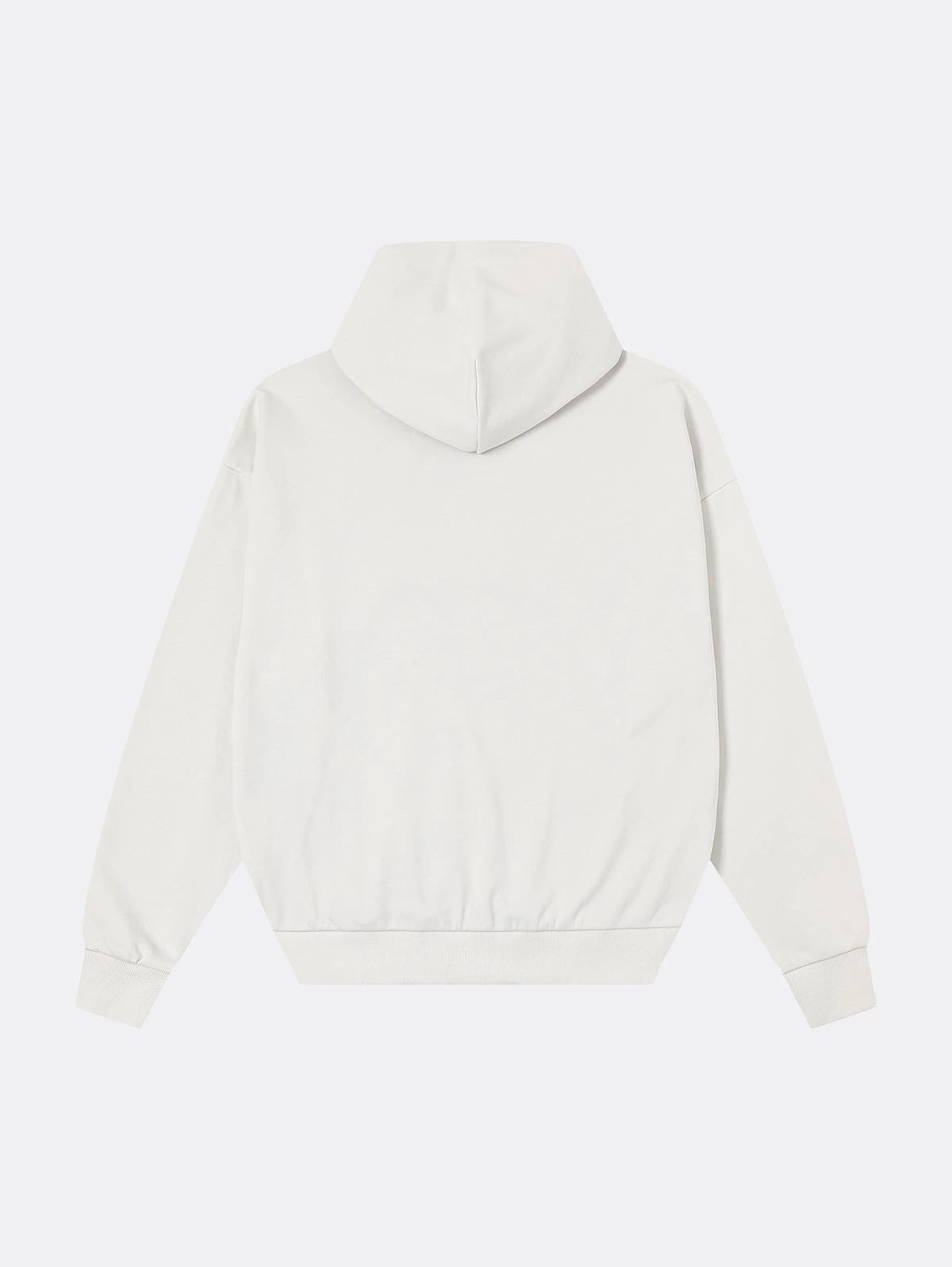 360 GSM 100% COTTON BOXY CROPPED FIT 'OFF WHITE' HOODIE