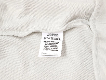 360 GSM 100% COTTON BOXY CROPPED FIT 'OFF WHITE' HOODIE
