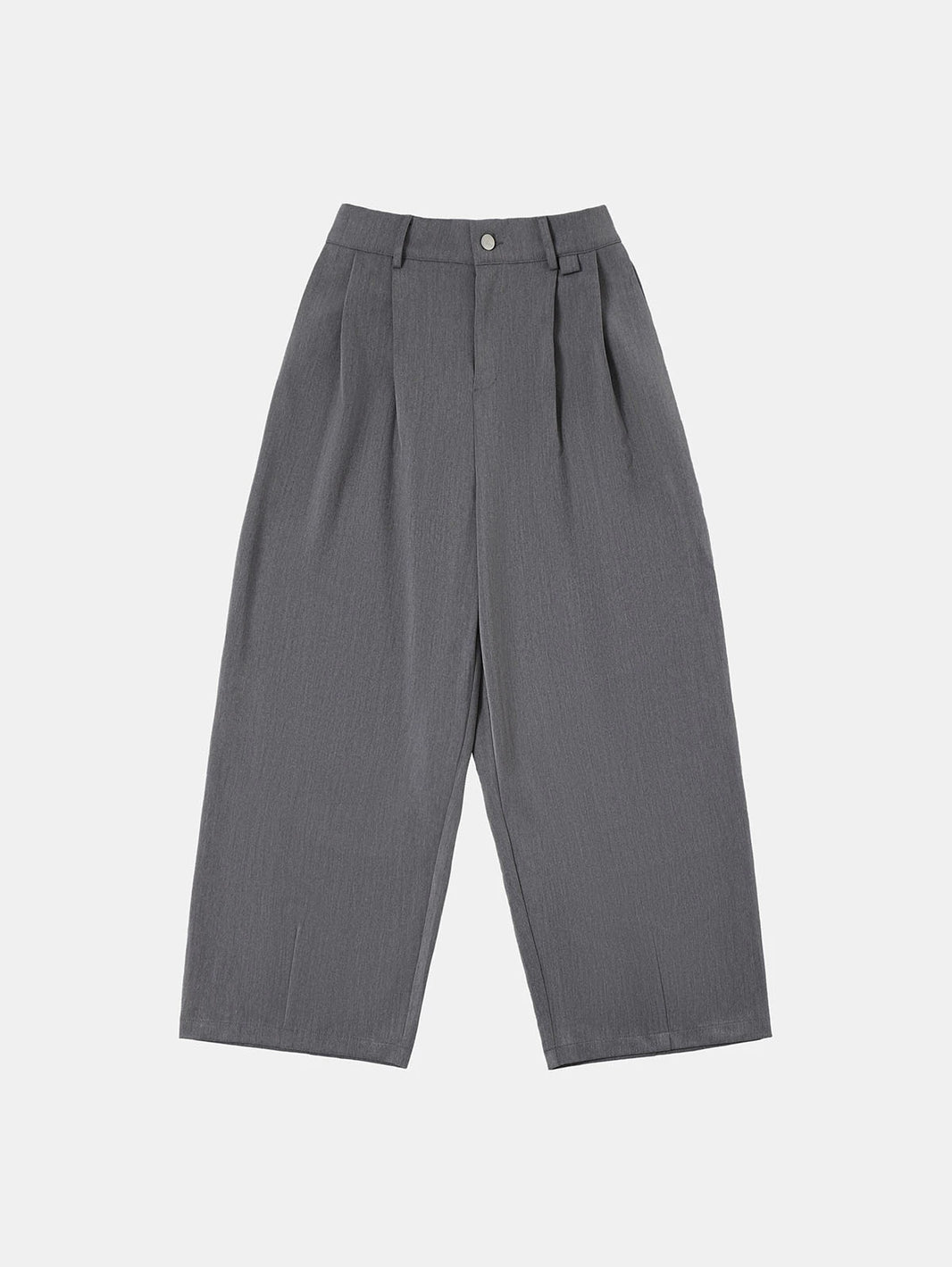 BAGGY FIT 'GRAY' PLEATED PANTS