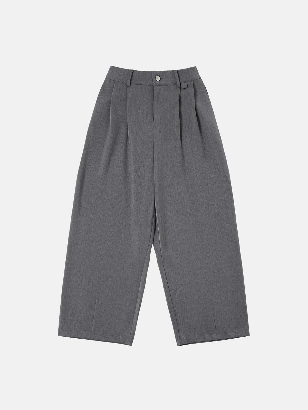 BAGGY FIT 'GRAY' PLEATED PANTS