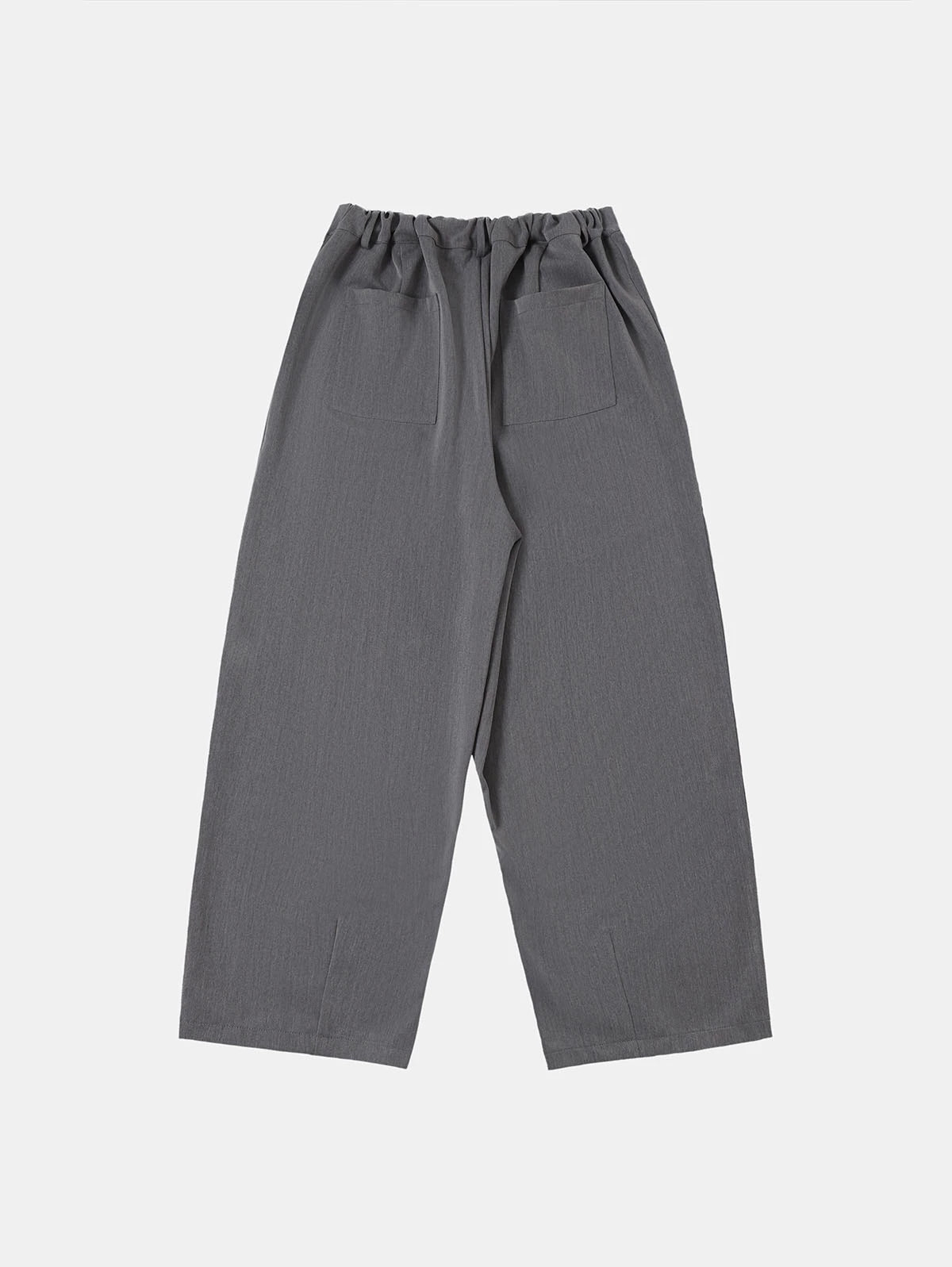 BAGGY FIT 'GRAY' PLEATED PANTS