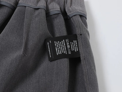BAGGY FIT 'GRAY' PLEATED PANTS