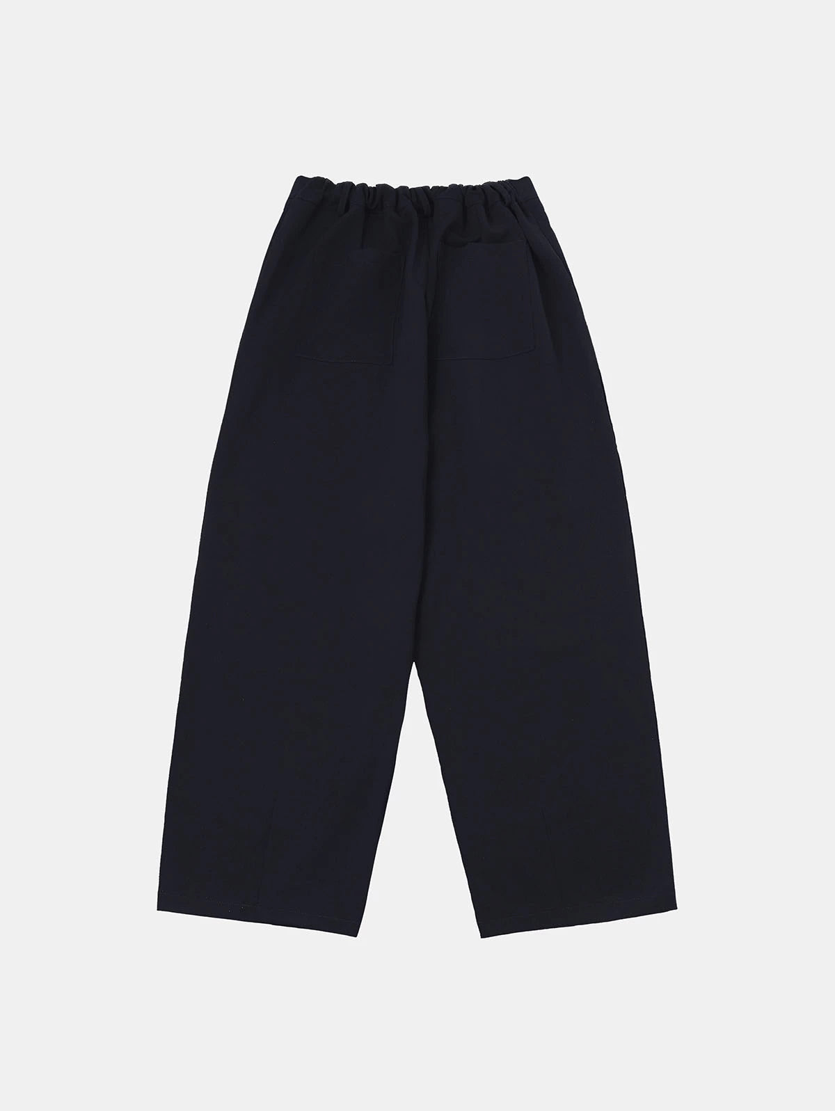 BAGGY FIT 'NAVY BLUE' PLEATED PANTS