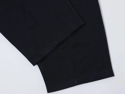 BAGGY FIT 'BLACK' PLEATED PANTS