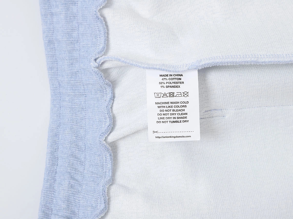 380 GSM COZY BAGGY BUBBLE 'LIGHT BLUE' STRAIGHT PANTS