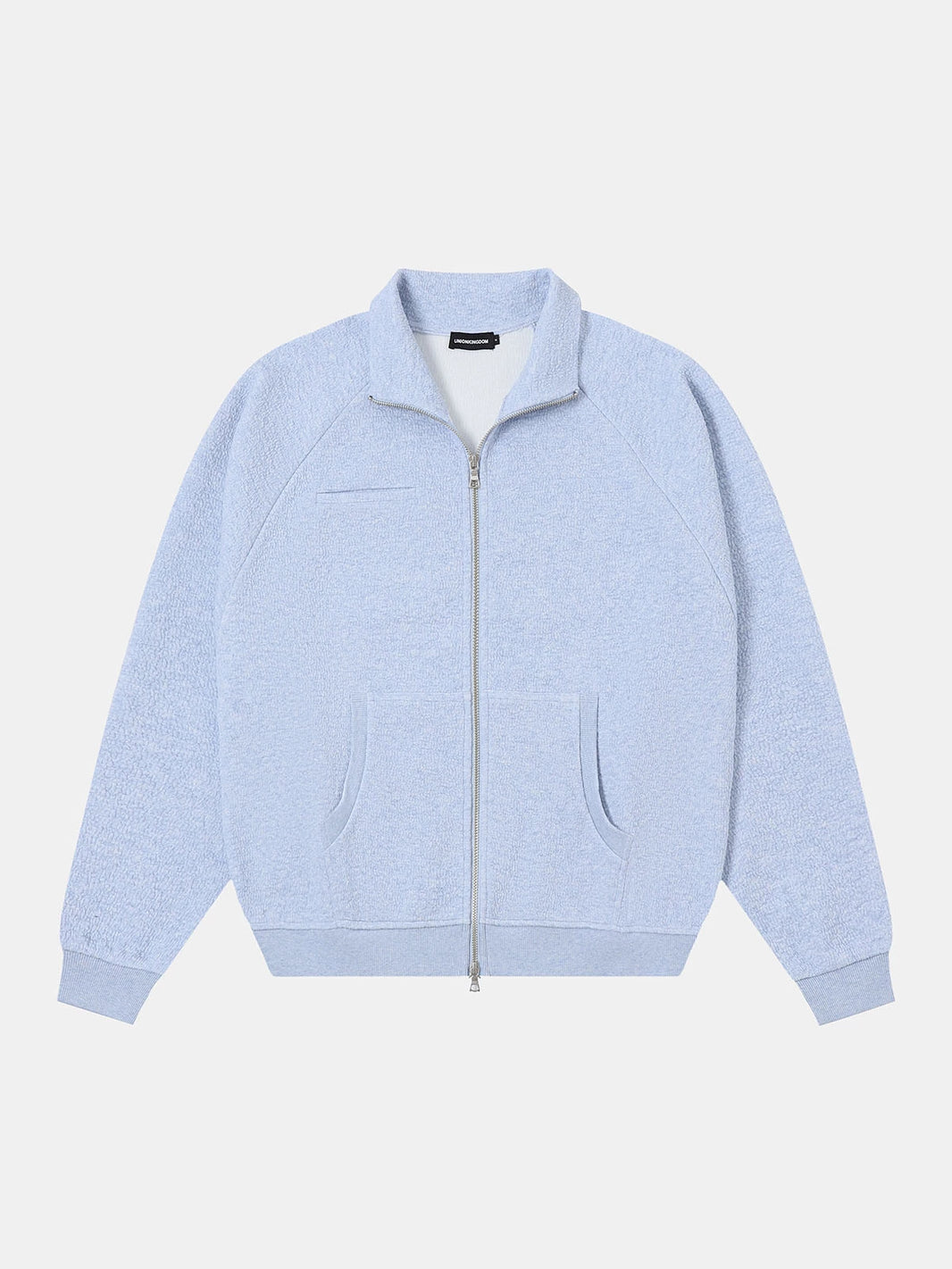 380 GSM BUBBLE CROPED 'LIGHT BLUE' JACKET