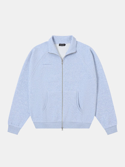 380 GSM BUBBLE CROPED 'LIGHT BLUE' JACKET