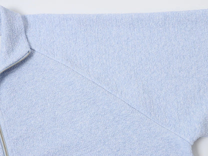 380 GSM BUBBLE CROPED 'LIGHT BLUE' JACKET