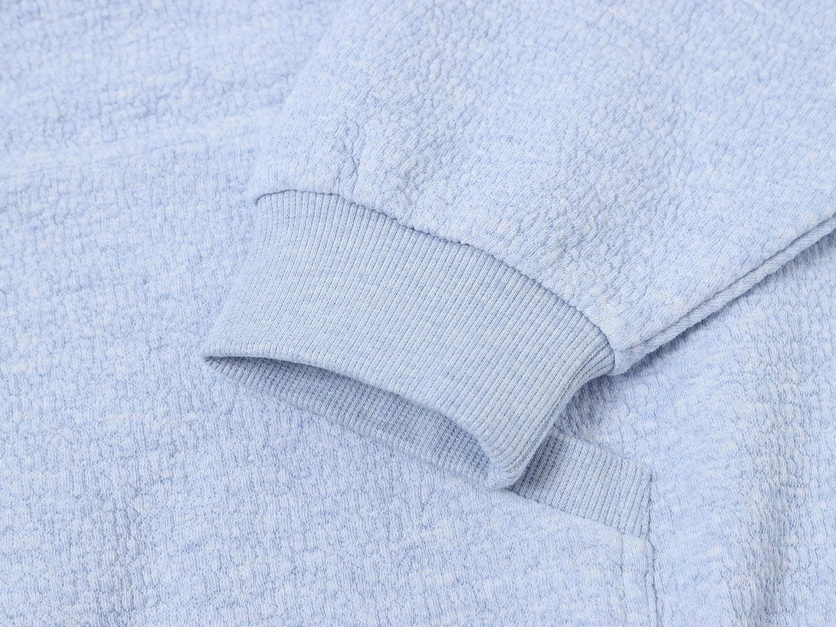 380 GSM BUBBLE CROPED 'LIGHT BLUE' JACKET