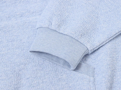 380 GSM BUBBLE CROPED 'LIGHT BLUE' JACKET