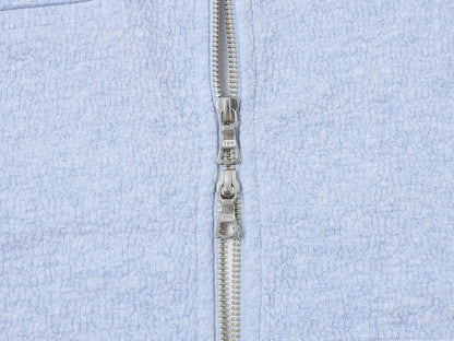 380 GSM BUBBLE CROPED 'LIGHT BLUE' JACKET