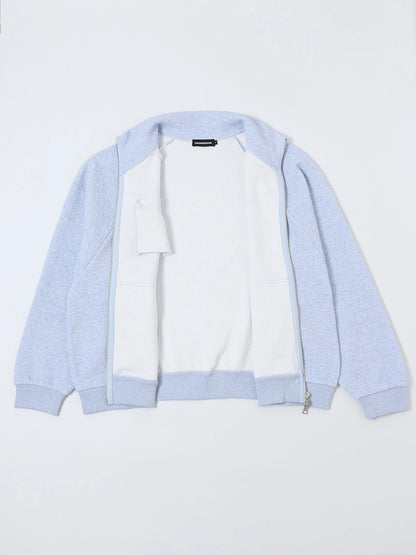 380 GSM BUBBLE CROPED 'LIGHT BLUE' JACKET