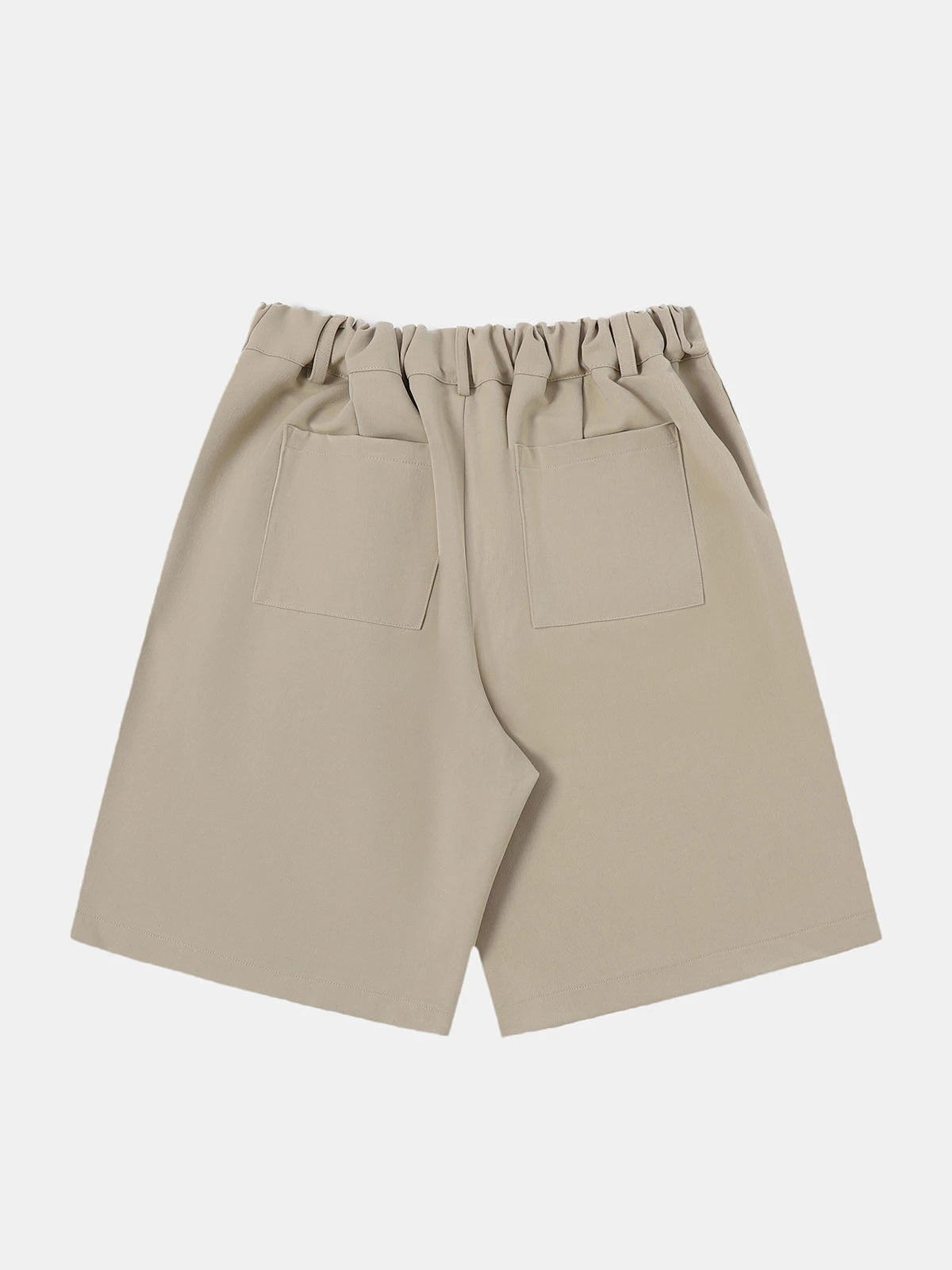 LOOSE FIT PLEATED 'SAND' SHORTS