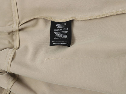 LOOSE FIT PLEATED 'SAND' SHORTS