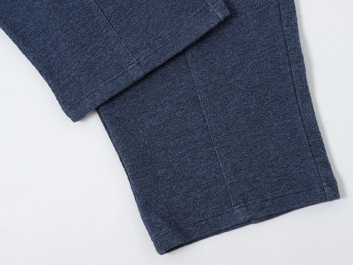 380 GSM COZY BAGGY BUBBLE 'DENIM BLUE'  STRAIGHT PANTS
