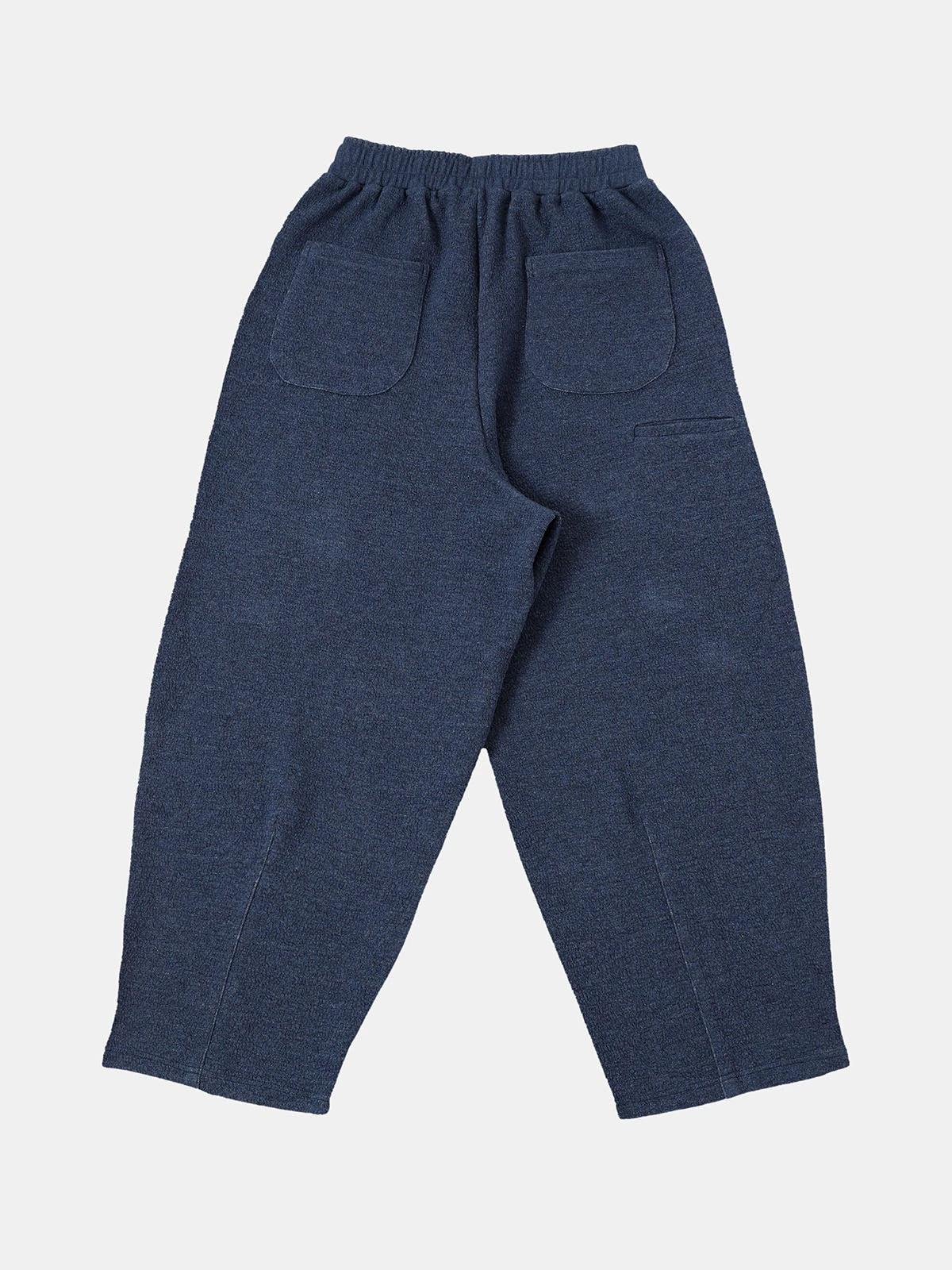 380 GSM COZY BAGGY BUBBLE 'DENIM BLUE'  STRAIGHT PANTS