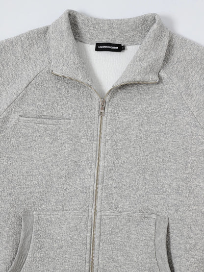 380 GSM BUBBLE CROPED 'FLOER GRAY' JACKET