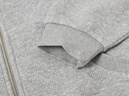 380 GSM BUBBLE CROPED 'FLOER GRAY' JACKET