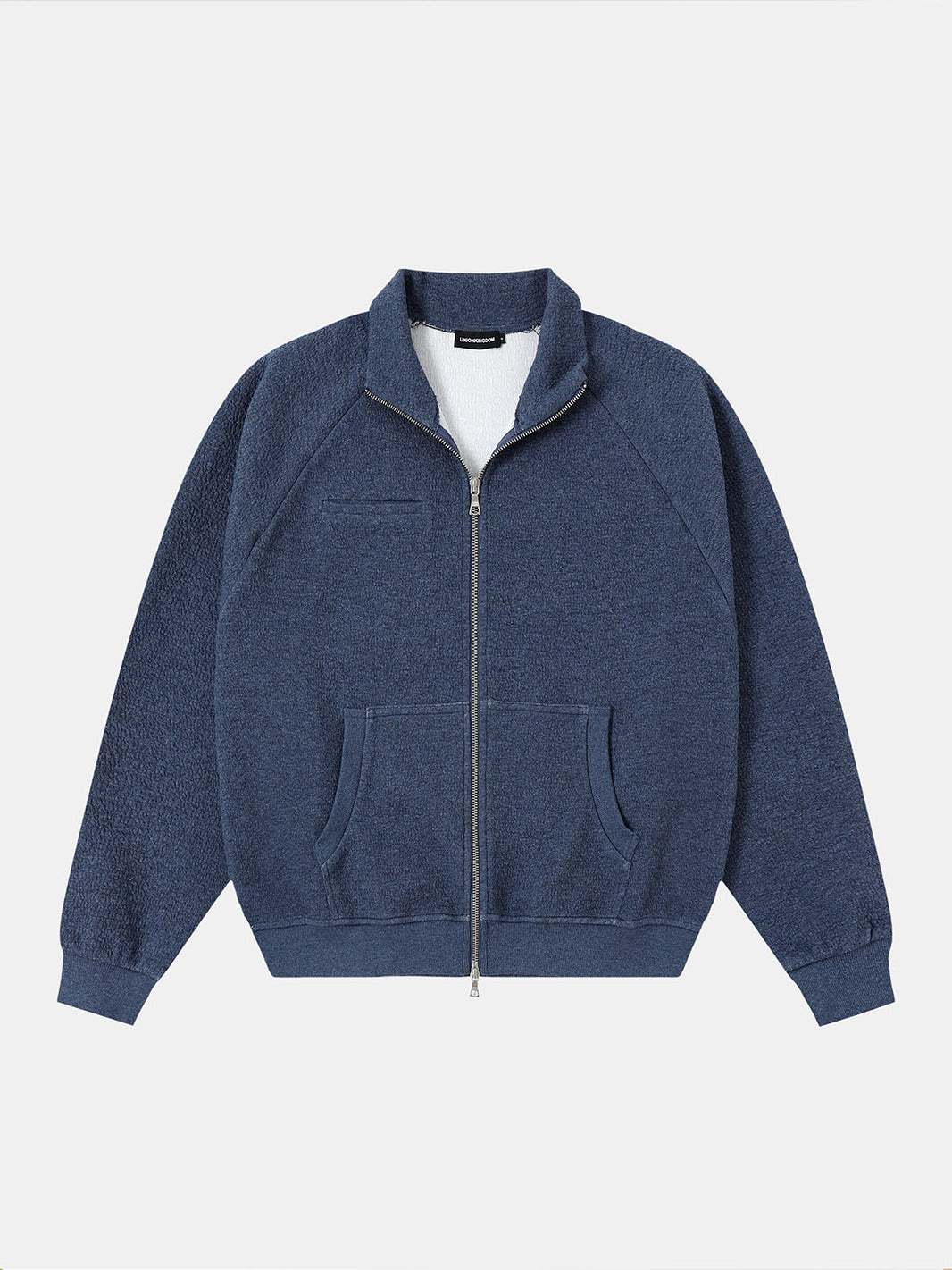 380 GSM BUBBLE CROPED 'DENIM BLUE' JACKET