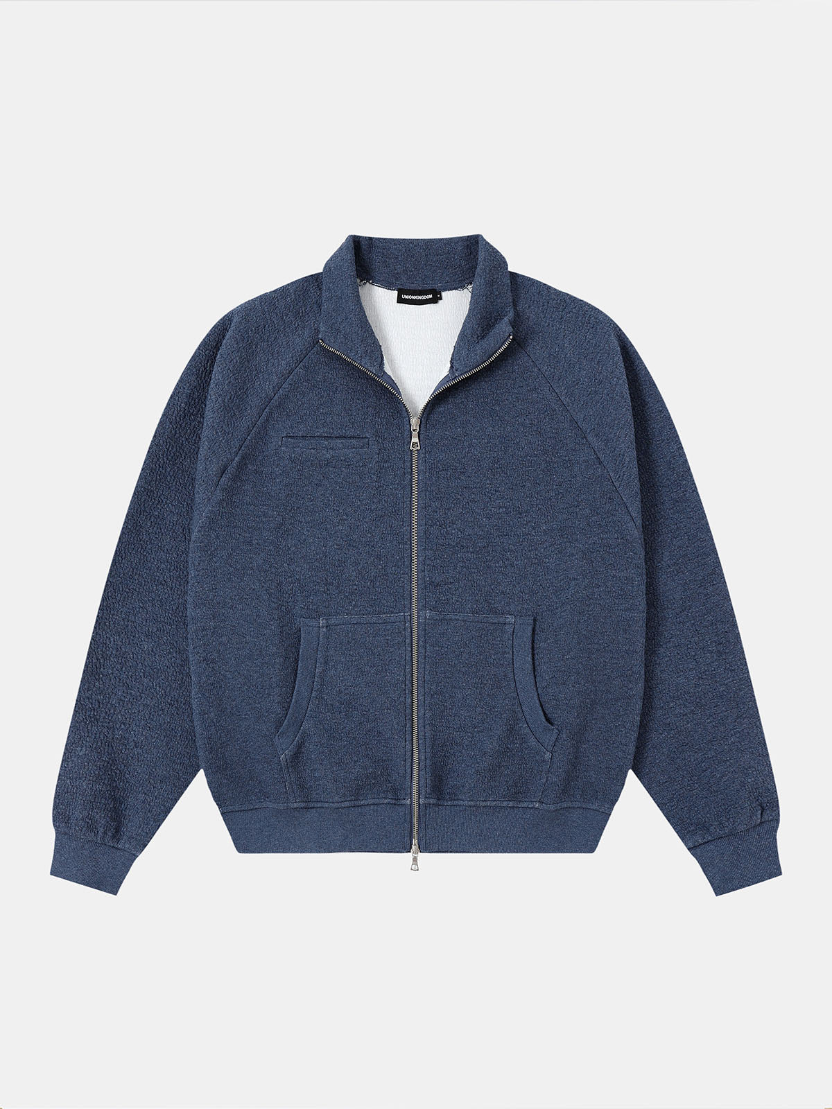 380 GSM BUBBLE CROPED 'DENIM BLUE' JACKET