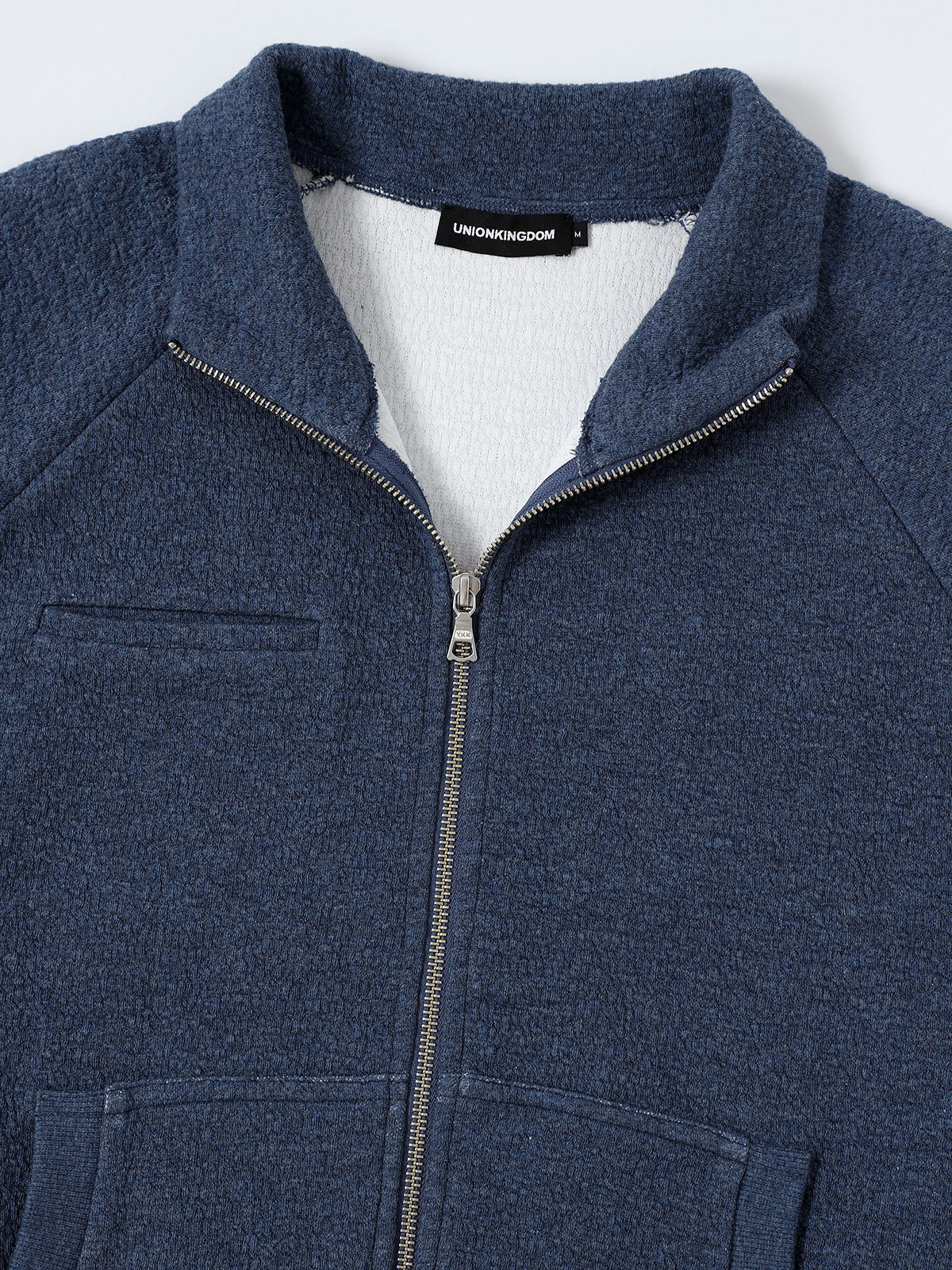 380 GSM BUBBLE CROPED 'DENIM BLUE' JACKET