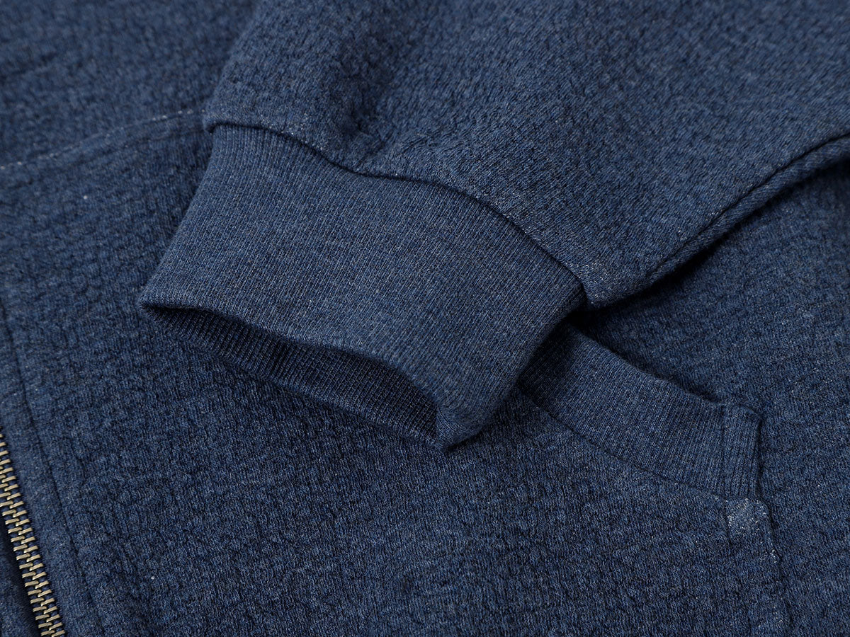 380 GSM BUBBLE CROPED 'DENIM BLUE' JACKET