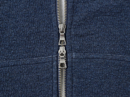 380 GSM BUBBLE CROPED 'DENIM BLUE' JACKET