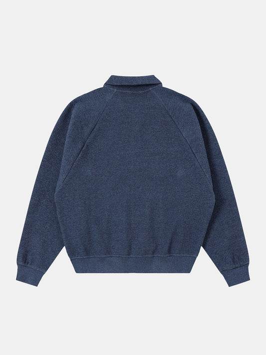 380 GSM BUBBLE CROPED 'DENIM BLUE' JACKET