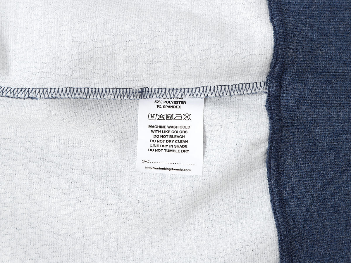 380 GSM BUBBLE CROPED 'DENIM BLUE' JACKET