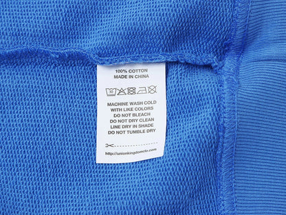 480 GSM LOOSE FIT 'BRIGHT BLUE' HOODIE