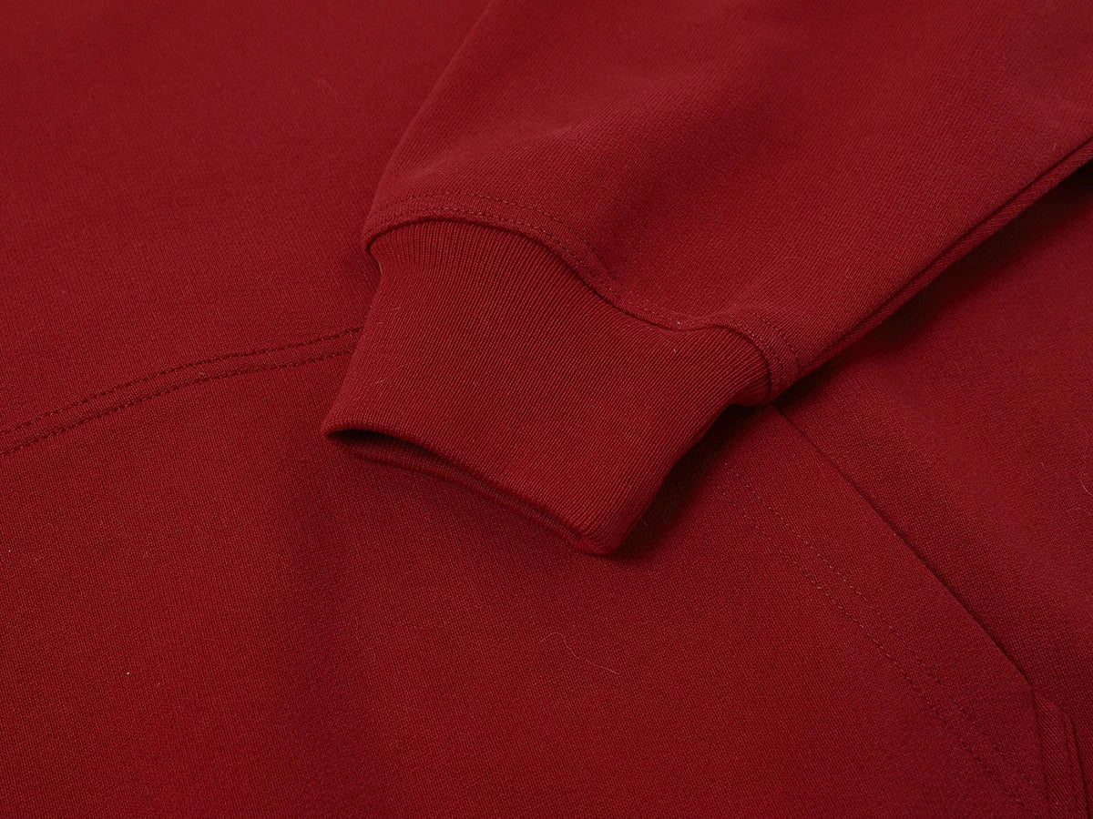 480 GSM LOOSE FIT 'BURGUNDY' HOODIE