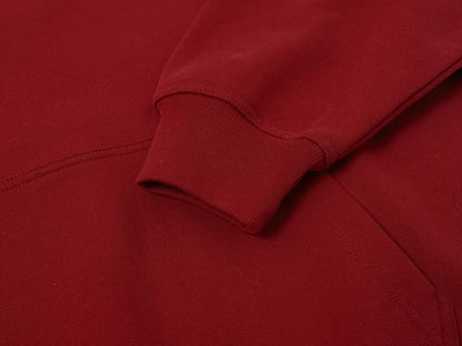 480 GSM LOOSE FIT 'BURGUNDY' HOODIE