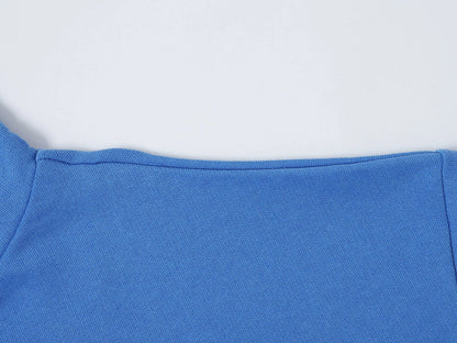 480 GSM BOX 'BRIGHT BLUE' ZIP-UP HOODIE