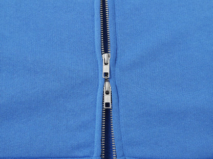 480 GSM BOX 'BRIGHT BLUE' ZIP-UP HOODIE
