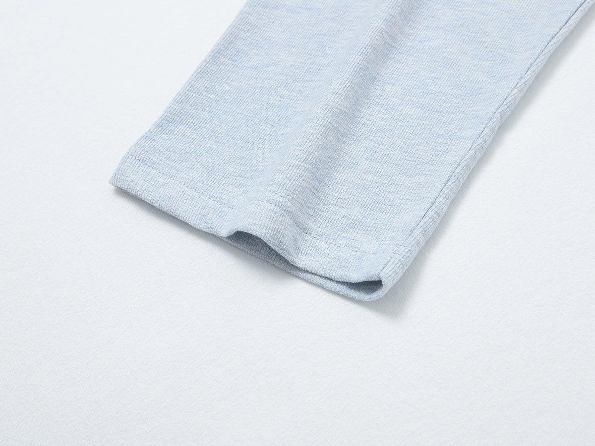 250 GSM TERRY TEXTURE RALAN SOFT 'LIGHT BLUE' LONG SLEEVE