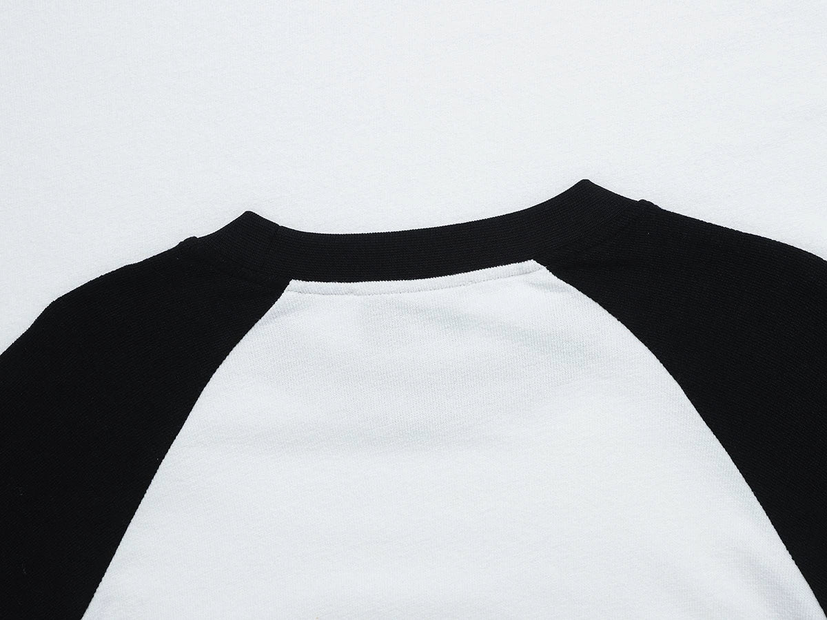 250 GSM TERRY TEXTURE RALAN SOFT 'BLACK' LONG SLEEVE