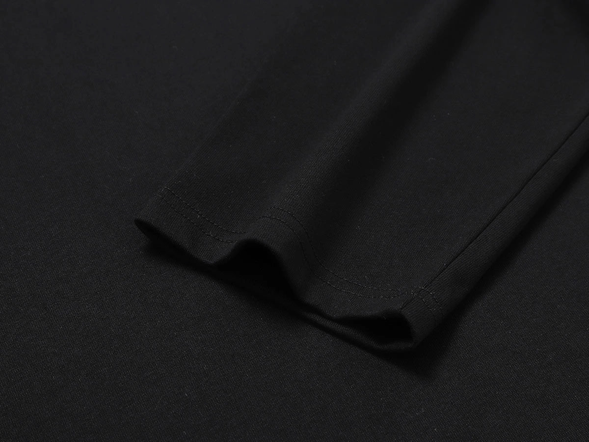 280 GSM RAW COTTON RALAN 'BLACK' LONG SLEEVE