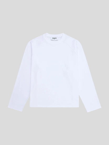 280 GSM RAW COTTON RALAN 'WHITE' LONG SLEEVE