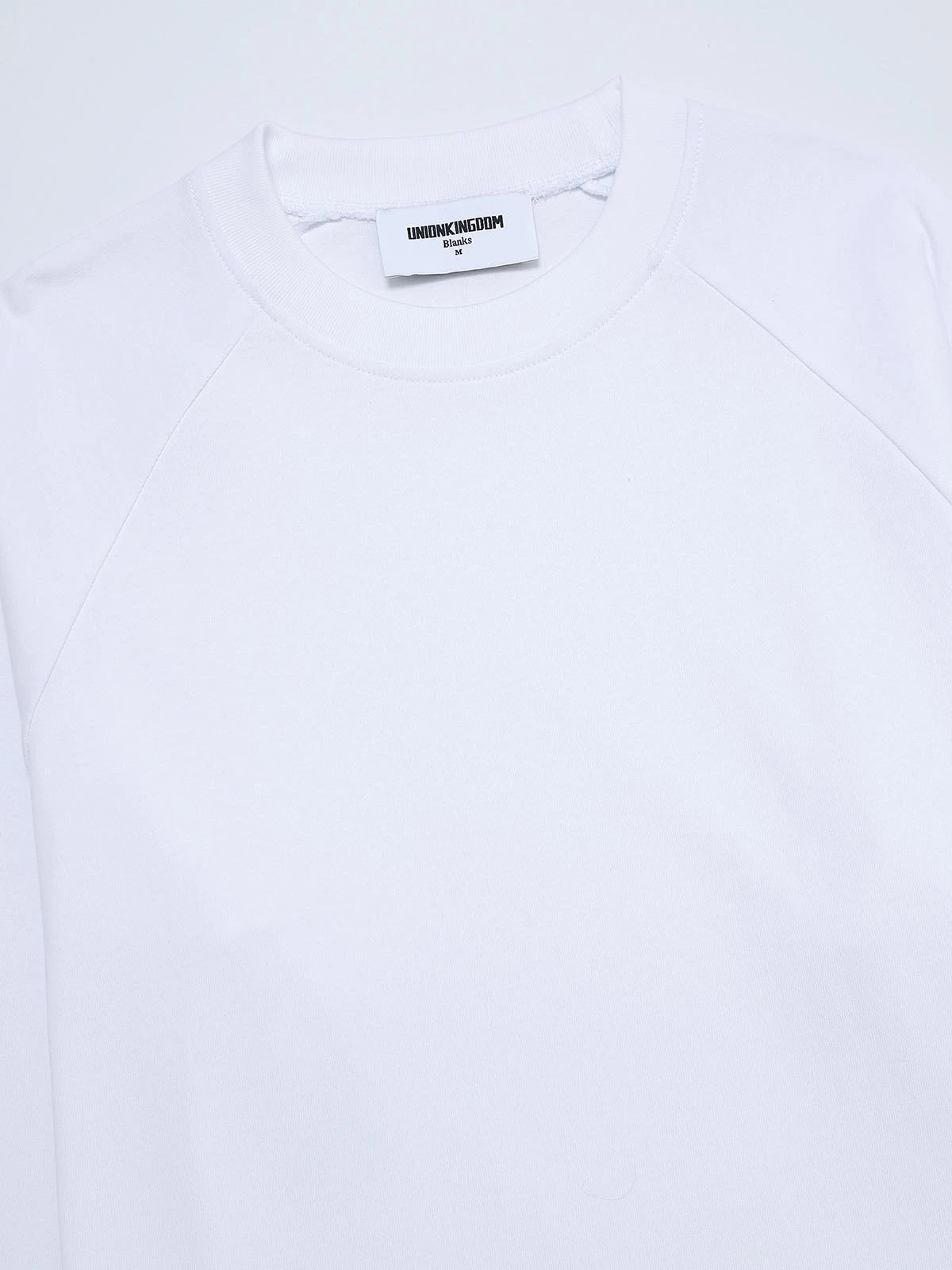 280 GSM RAW COTTON RALAN 'WHITE' LONG SLEEVE