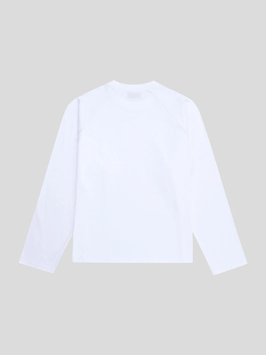280 GSM RAW COTTON RALAN 'WHITE' LONG SLEEVE