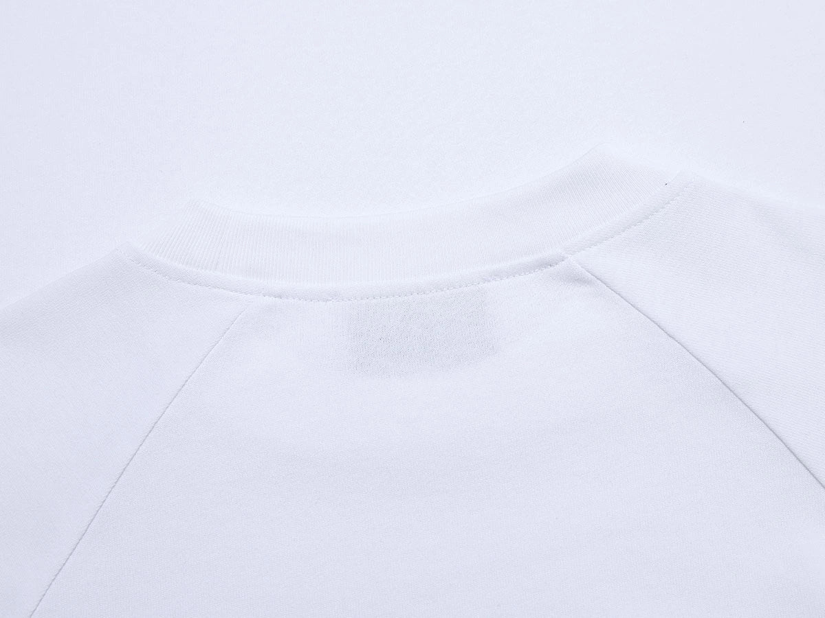 280 GSM RAW COTTON RALAN 'WHITE' LONG SLEEVE