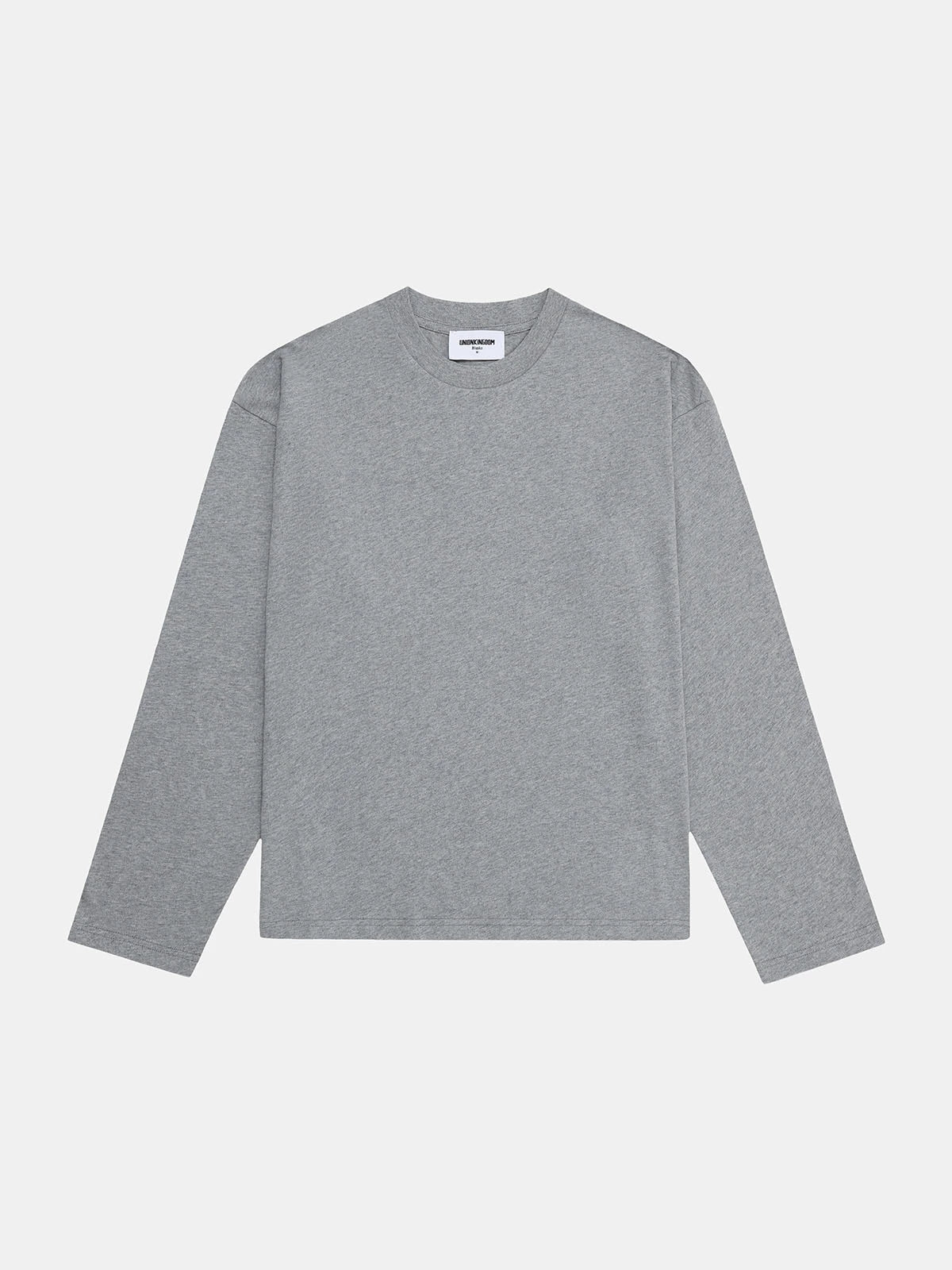 210 GSM ULTRA SOFT 'FLOWER GRAY' LONG SLEEVE