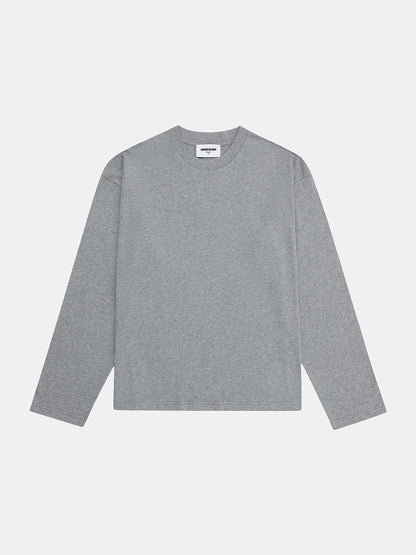 210 GSM ULTRA SOFT 'FLOWER GRAY' LONG SLEEVE