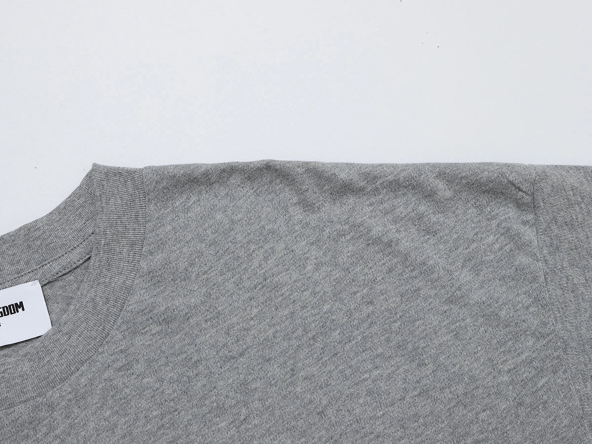 210 GSM ULTRA SOFT 'FLOWER GRAY' LONG SLEEVE