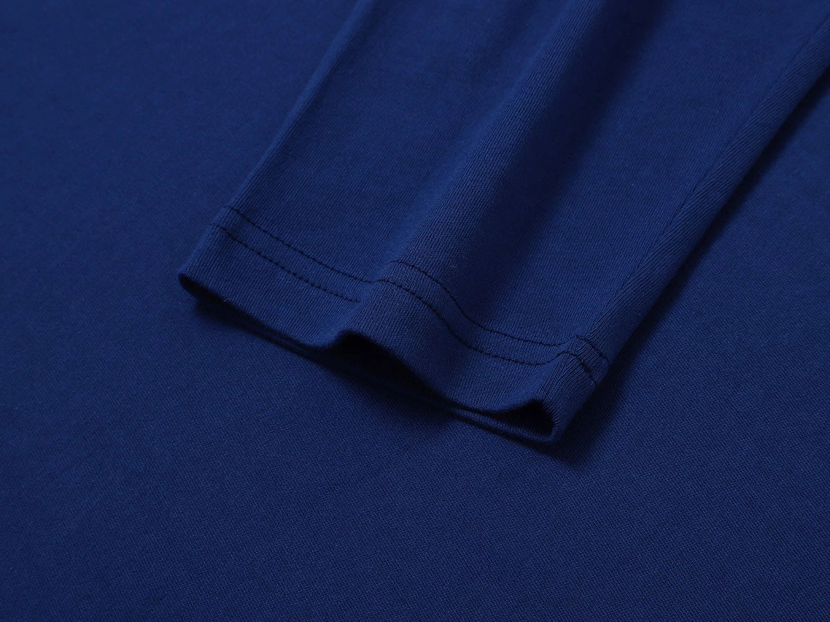 210 GSM ULTRA SOFT 'DEEP BLUE' LONG SLEEVE