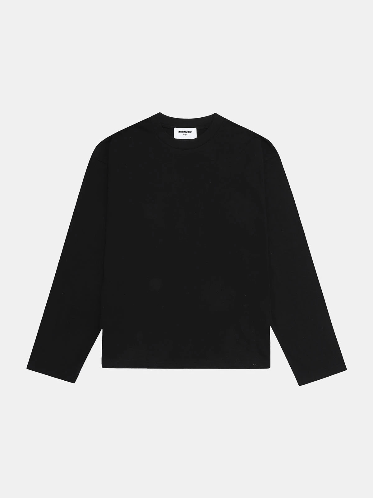 210 GSM ULTRA SOFT 'BLACK' LONG SLEEVE